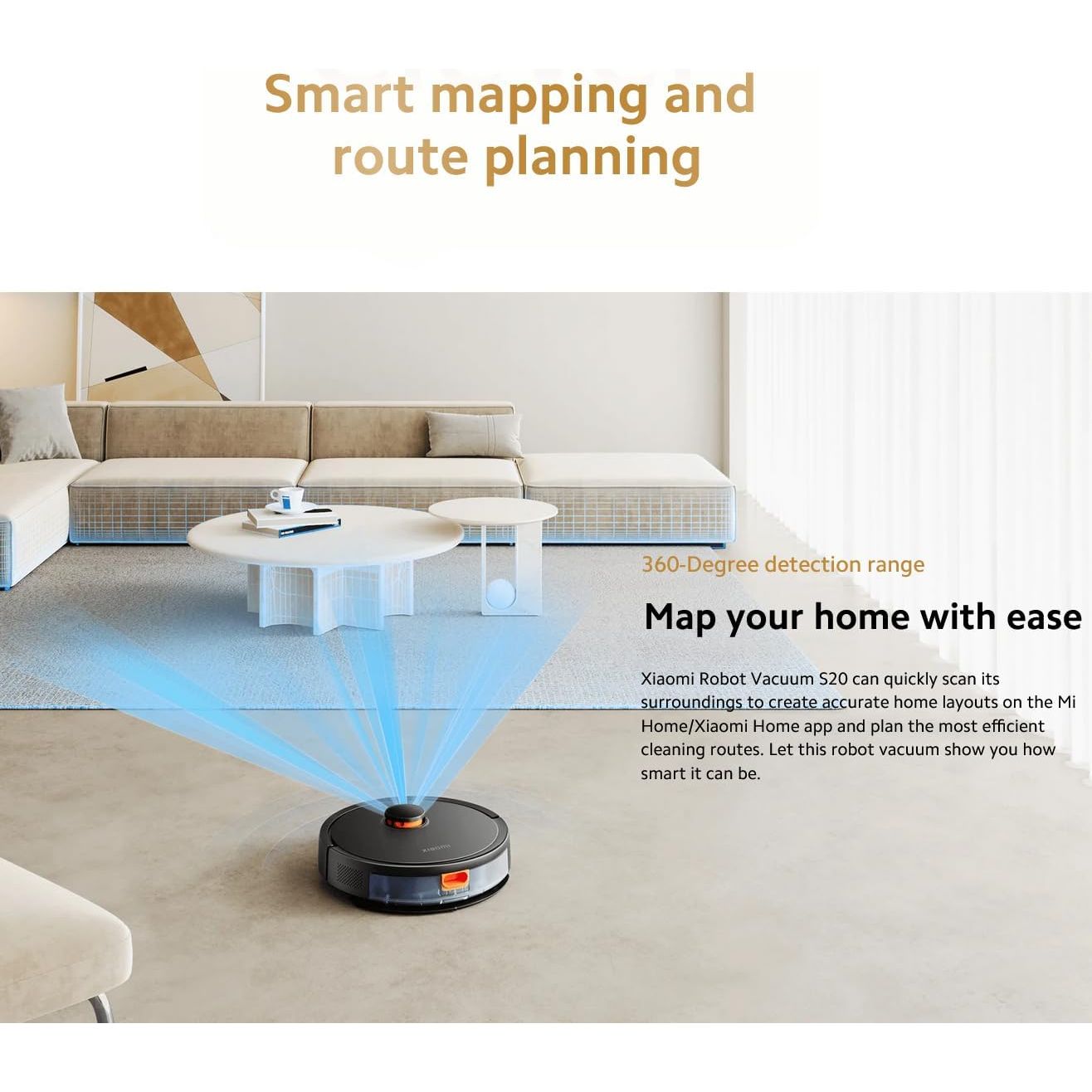 Buy Xiaomi,Xiaomi Robot Vacuum S20 - White - Gadcet UK | UK | London | Scotland | Wales| Near Me | Cheap | Pay In 3 | Vacuums